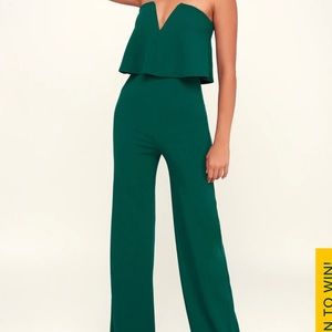 Green jumpsuit- never worn
